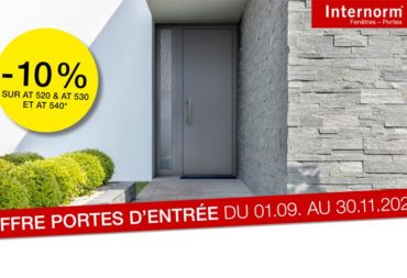 Offre portes d'entrées INTERNORM