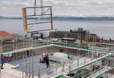Surélévation d'un Immeuble à Neuchâtel | Ossature Bois Préfabriquée