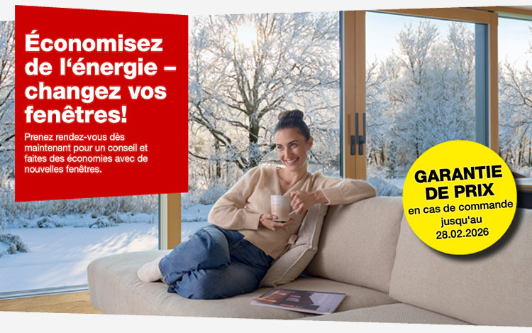 Offre fenêtres INTERNORM garantie de prix 2026